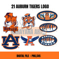 21 Auburn Tigers Logo  PNG & SVG